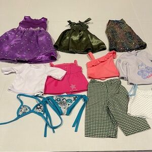Colorful 18” Doll Clothing Lot of 10 American Girl Mixed Brands